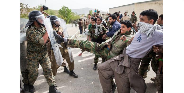 رزمایش مقابل با اعتراضات در شرق تهران «دهکده مقامت»