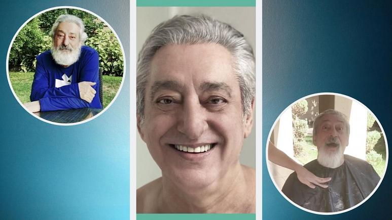 ابی در حمایت از کارزار یونیسف ریش خود را پس از ۵۰ سال تراشید