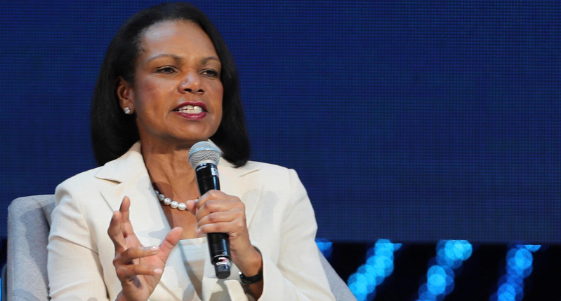 کاندولیزا رایس، وزیر خارجه پیشین ایالات متحده